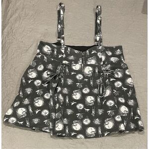 Disney Nightmare Before Christmas 3X Overall Dress Suspender Skirt Jumper